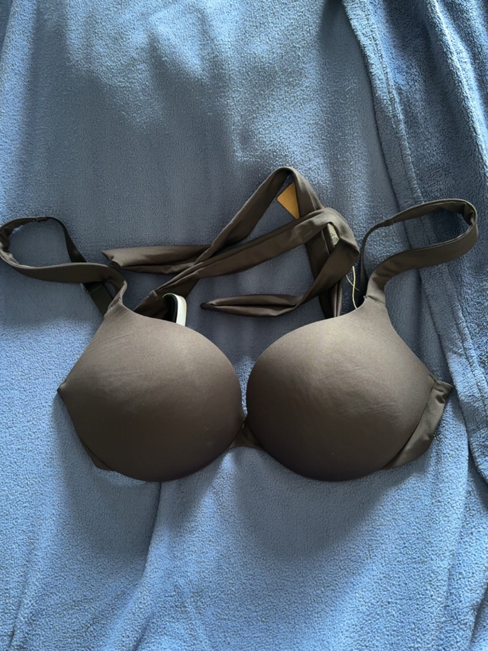 Swim top adjustable tie